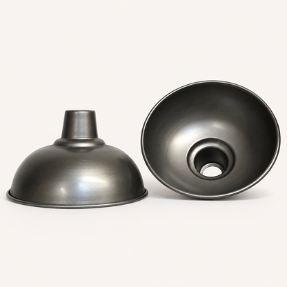 Salthouse Pewter Grey Shade light ceiling pendant 10 Inch