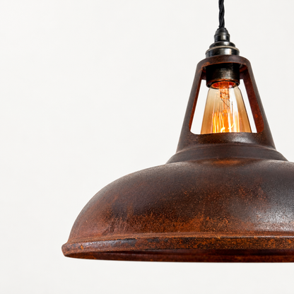 Cawston XL Rusted Coolicon Lampshade Pendant Light - 14 Inch