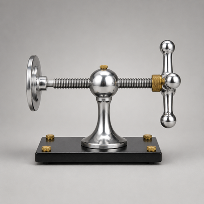 Windlass Bookend Nautical Book Holder Aluminium & Brass | DVD Organizer