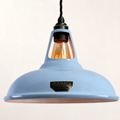 Cawston Cool Blue Coolicon Lampshade Pendant Light *Factory Second* - 11 Inch