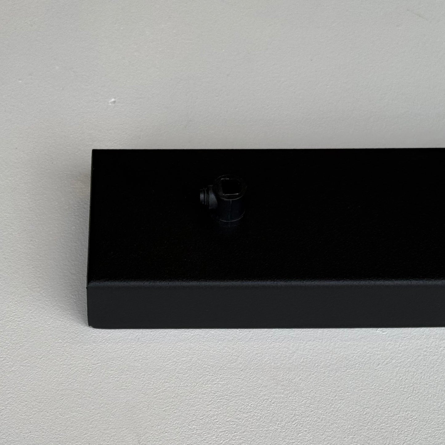 Matt Textured Black Ceiling Rose Track Light 3 Outlet