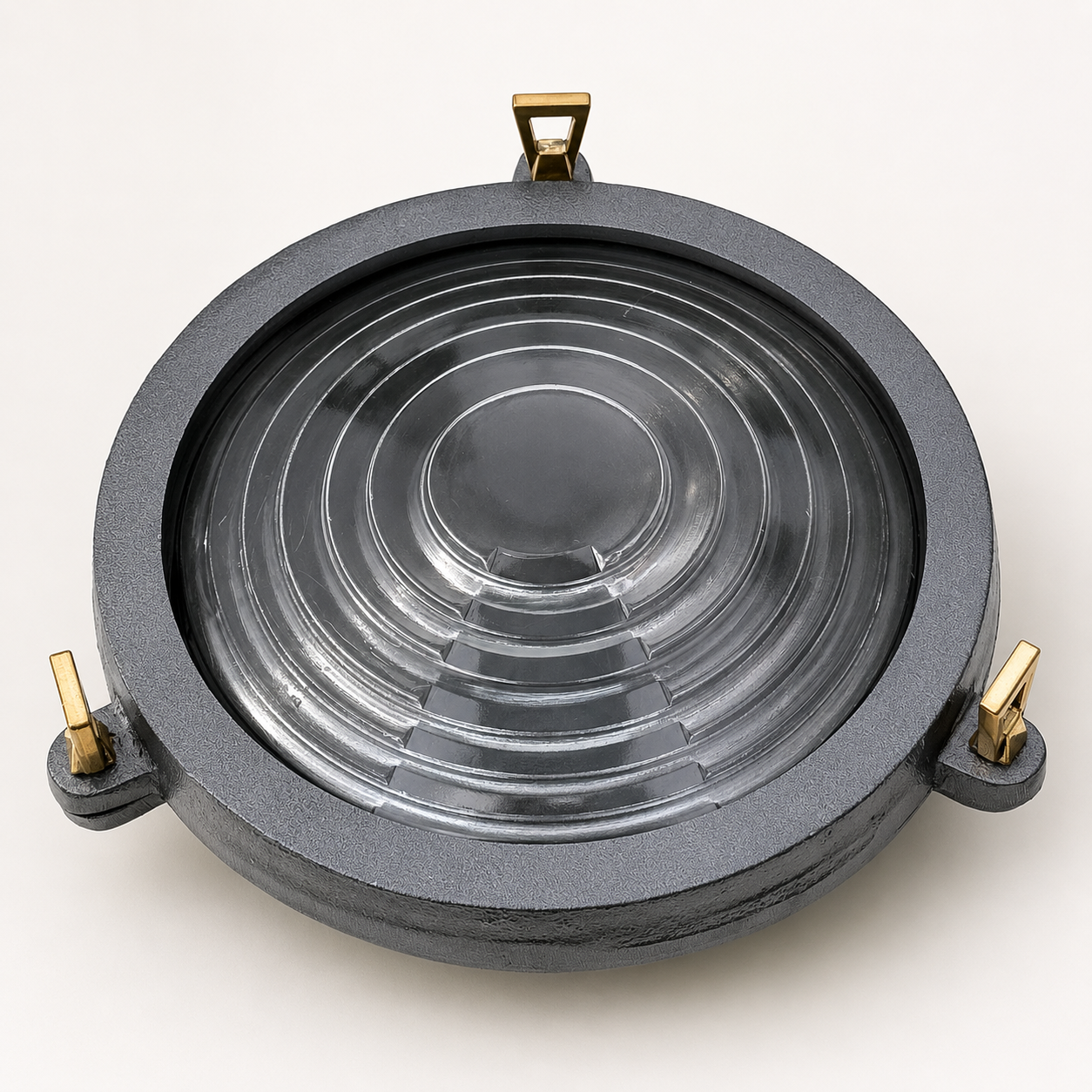 Wroxham - Pewter Round Bulkhead Wall & Ceiling Light - 9 Inch