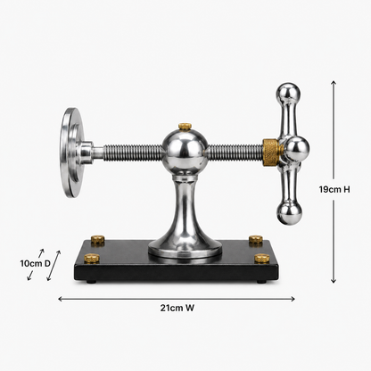 Windlass Bookend Nautical Book Holder Aluminium & Brass | DVD Organizer