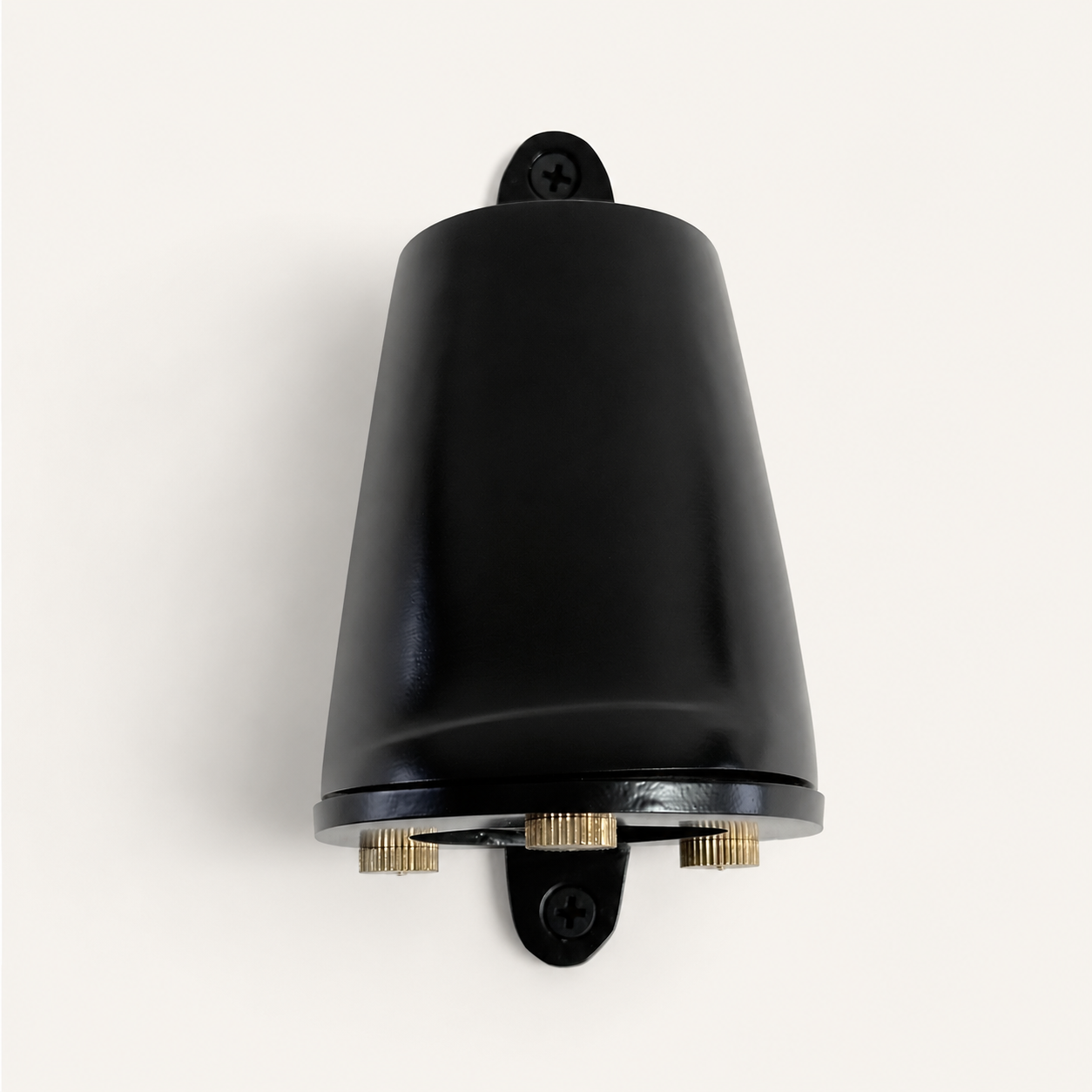 Holt - Matt Black Mast Down Wall Light - IP54 Outdoor & Bathroom