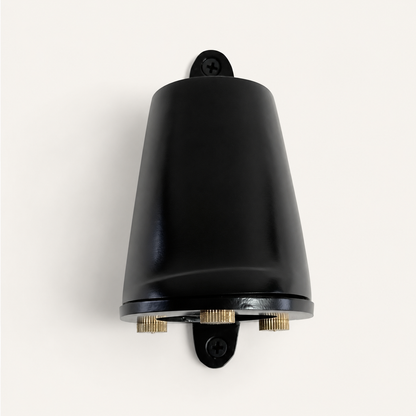 Holt - Matt Black Mast Down Wall Light - IP54 Outdoor & Bathroom