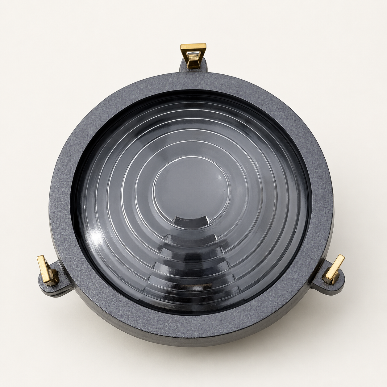 Wroxham - Pewter Round Bulkhead Wall & Ceiling Light - 9 Inch