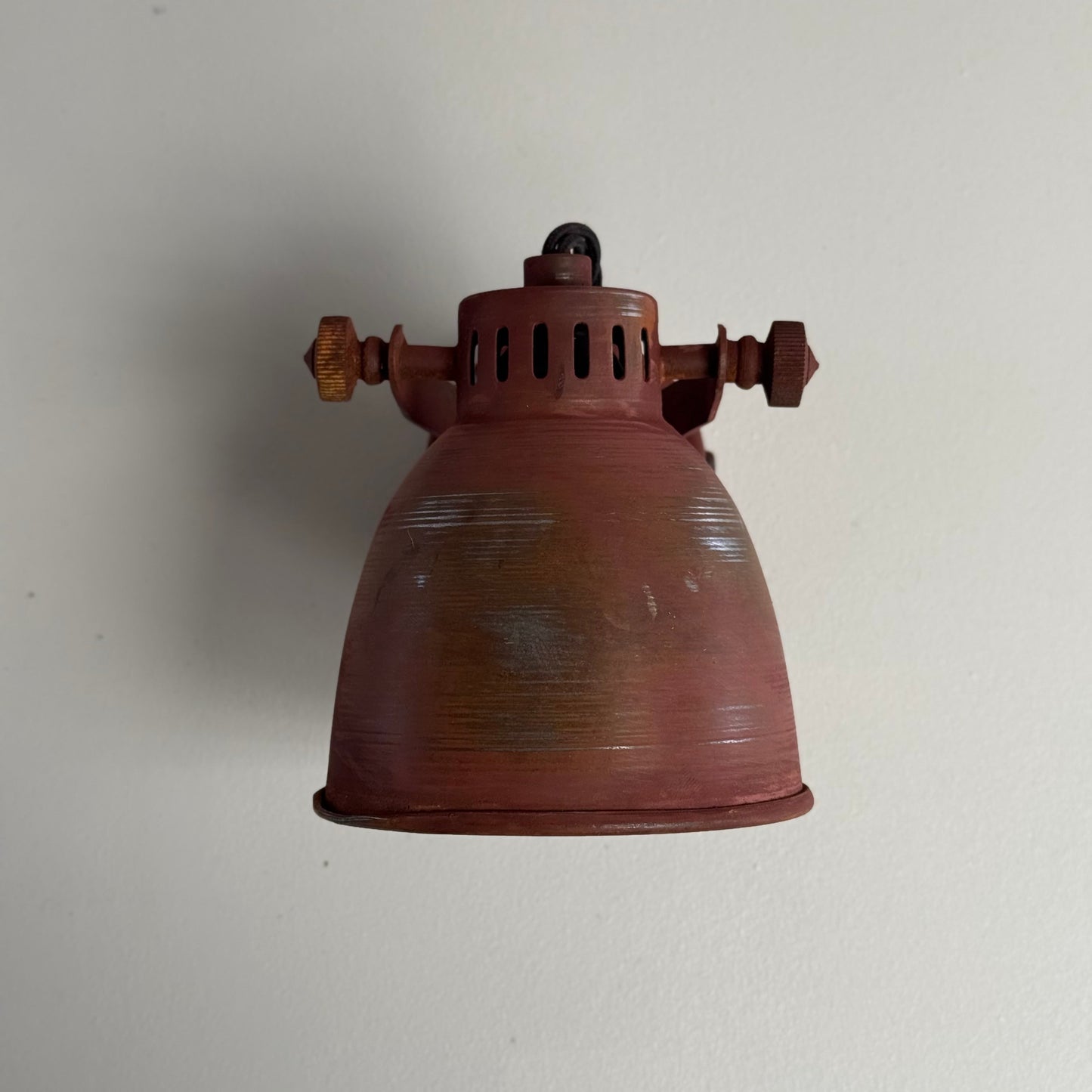Colby ~ Solid Rusted Steel Short Adjustable Arm Industrial Wall Light | Spot light | Table | Vintage