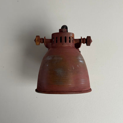Colby ~ Solid Rusted Steel Short Adjustable Arm Industrial Wall Light | Spot light | Table | Vintage