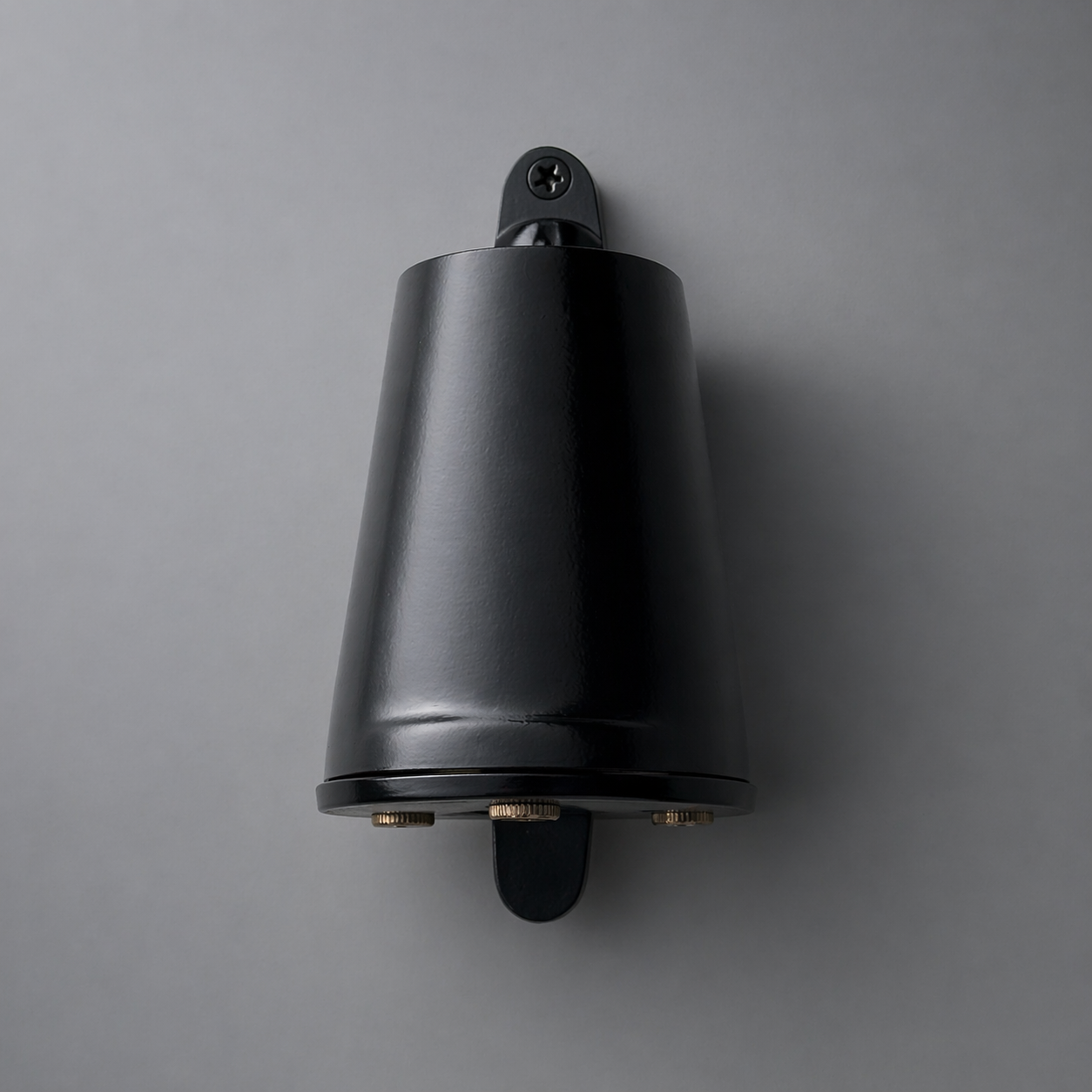 Holt Matt Black Mast Down Wall Light |  IP54 Outdoor & Bathroom GU10 LED