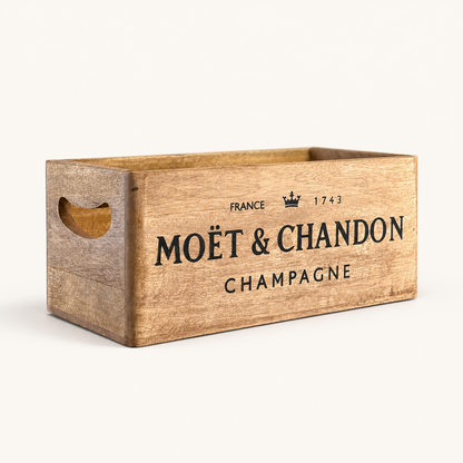 Moët & Chandon Inspired Wooden Champagne Storage Crates