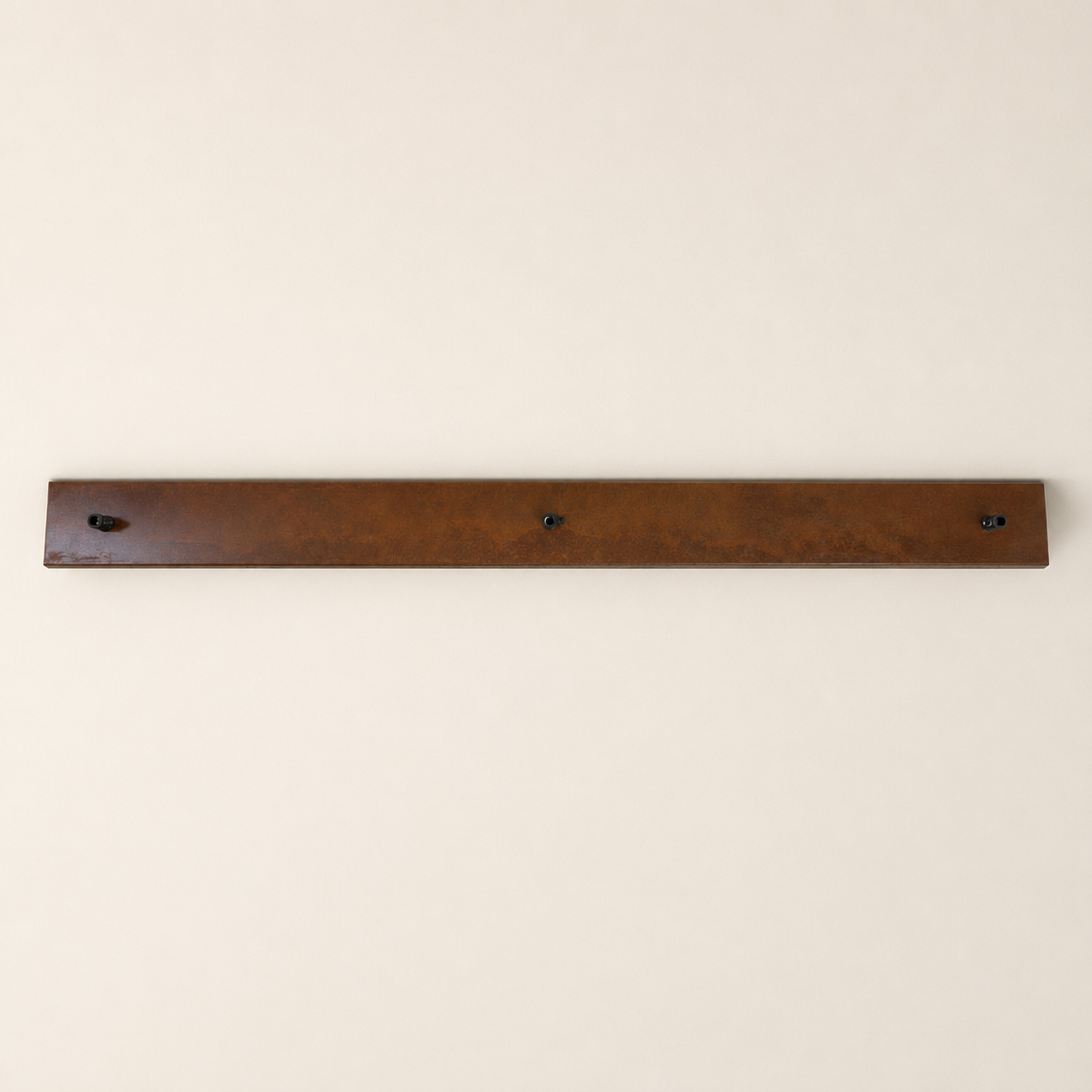 Rusted Steel Ceiling Rose Track Light 3 Outlet