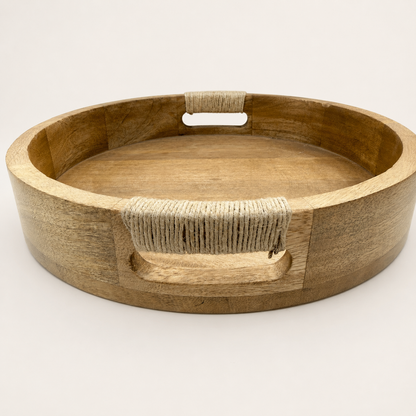 Moët & Chandon Champagne Medium Round Wooden Serving Tray - 31cm
