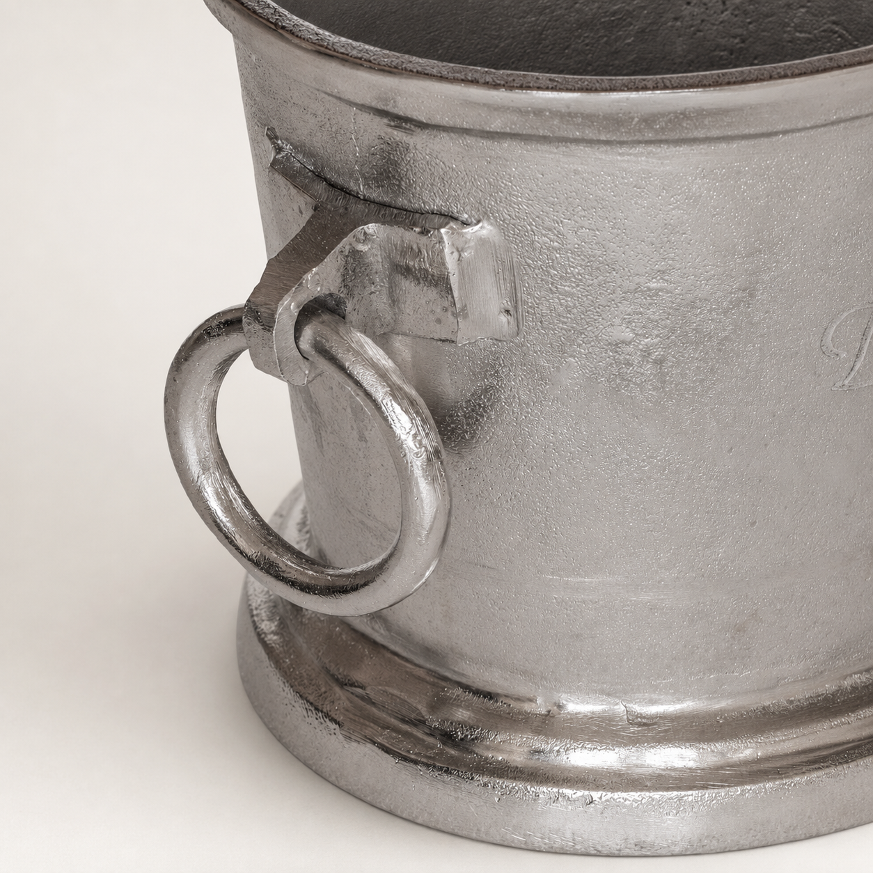 Dom Perignon Solid Cast Engraved Champagne Ice Bucket
