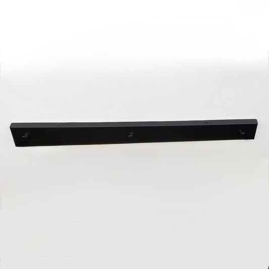 Matt Textured Black Ceiling Rose Track Light 3 Outlet