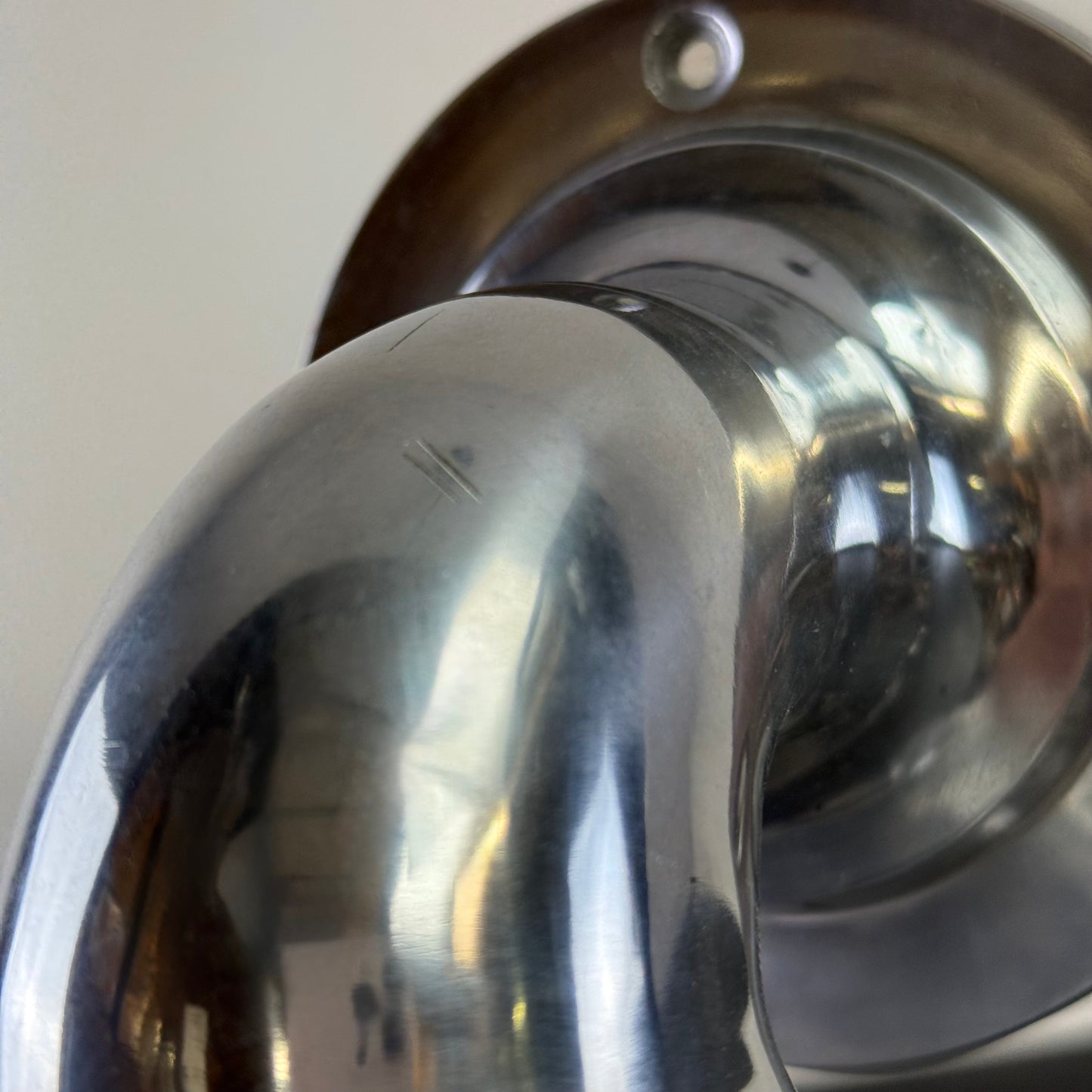 Beachamwell ~ Bulkhead Outdoor & Bathroom Sconce Wall Light Polished Silver  **Factory Second** | 10.5 Inch