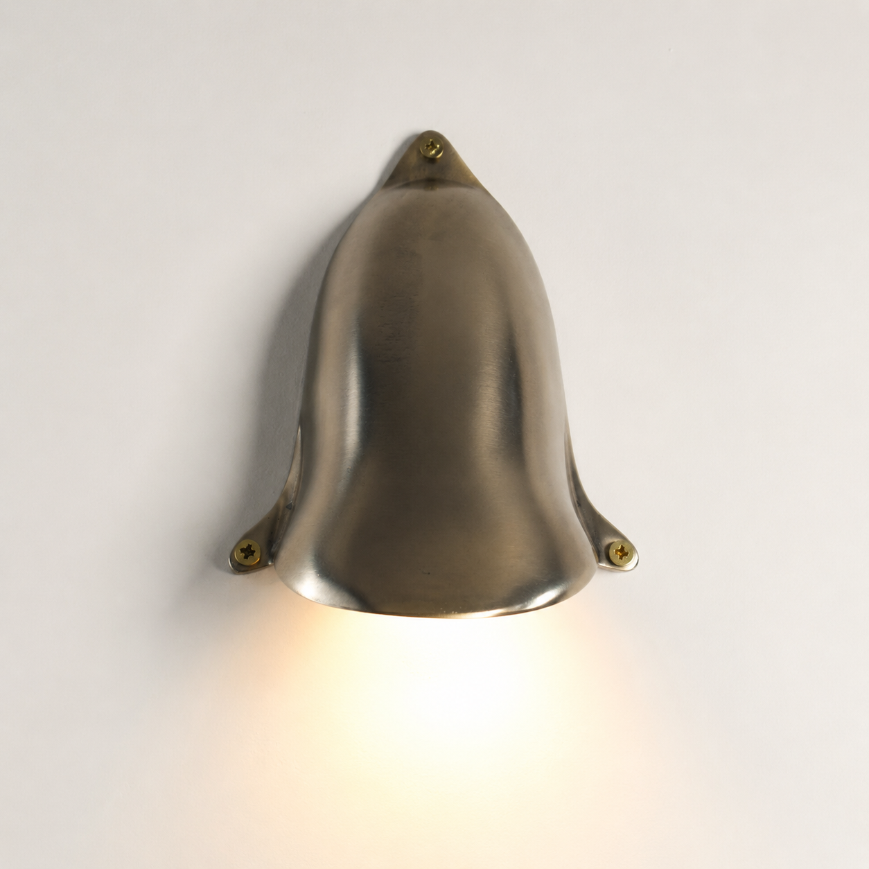 Raw Brass Motorboat Ventilator Cover | Indoor Wall Light