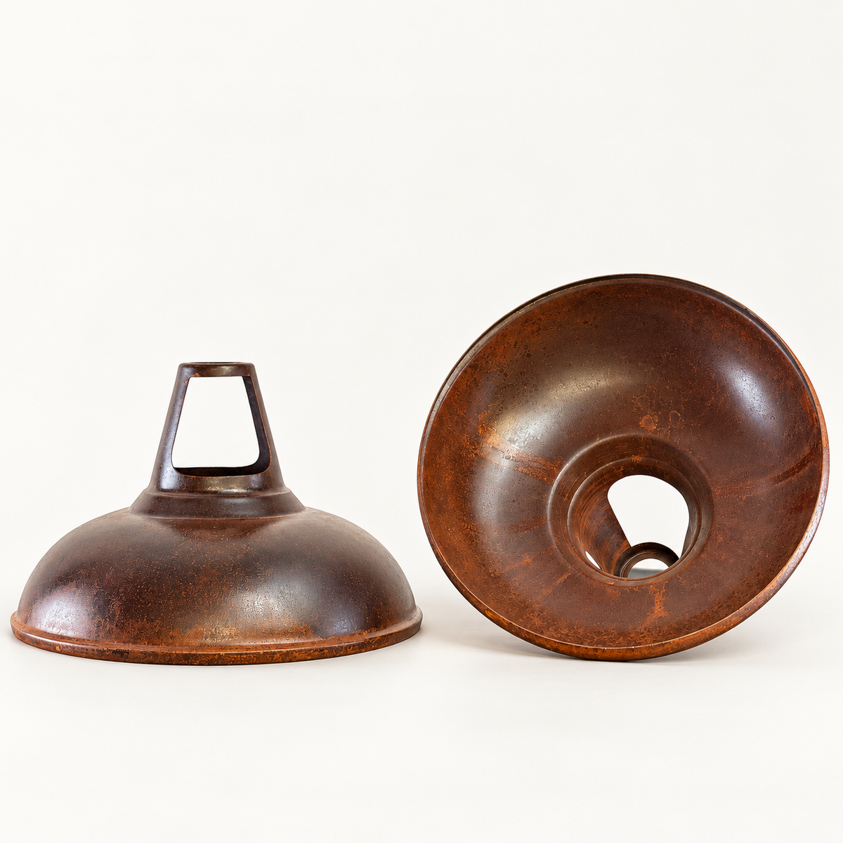 Cawston XL Rusted Coolicon Lampshade Pendant Light - 14 Inch