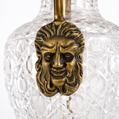 Solid Brass & Glass Table Lamp Vintage Style | Bedroom | Bedside Reading Light