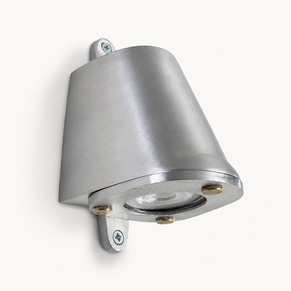Holt - Sandblasted Aluminium Mast Down Wall Light - IP54 Outdoor & Bathroom