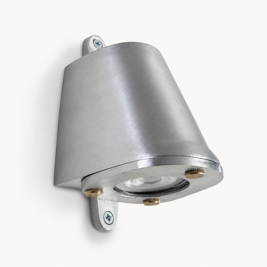 Holt - Sandblasted Aluminium Mast Down Wall Light - IP54 Outdoor & Bathroom