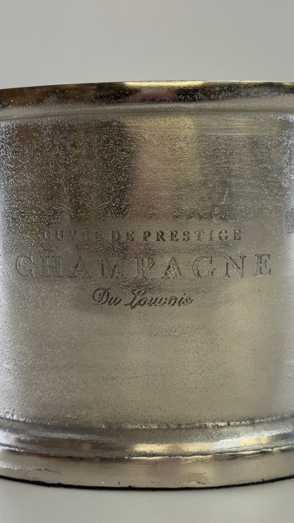 Great - Gatsby Solid Cast Engraved Champagne Ice Bucket | Wine Cooler *Factory Second*