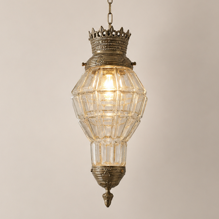 French Louis XIV Versailles Hanging Hall Lantern Pendant Light