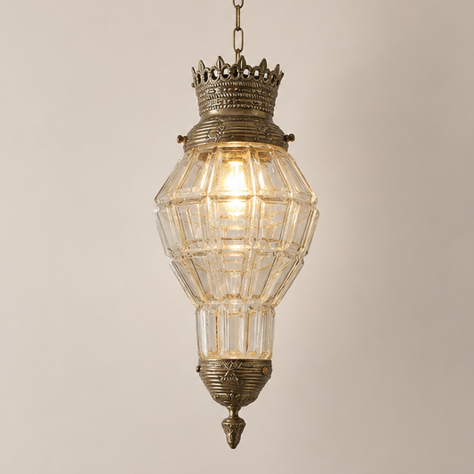 French Louis XIV Versailles Hanging Hall Lantern Pendant Light