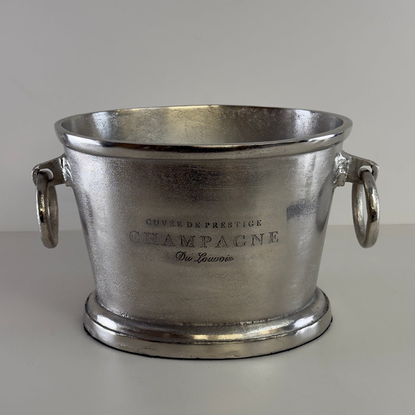 Great - Gatsby Solid Cast Engraved Champagne Ice Bucket | Wine Cooler *Factory Second*