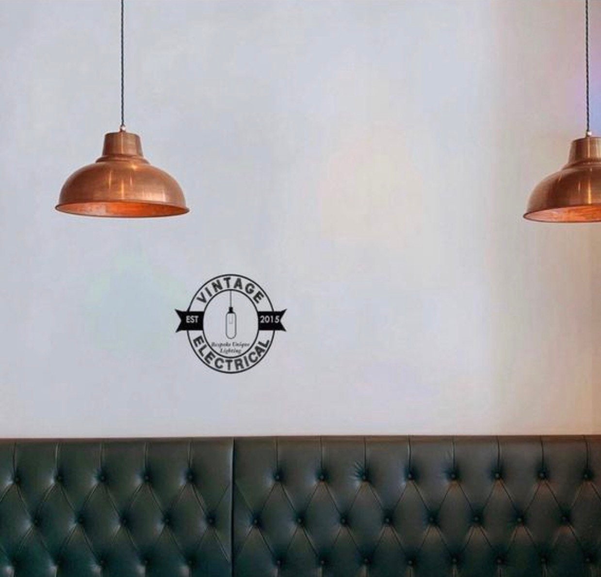 Salthouse XL ~ Copper Industrial Factory Shade | Ceiling Light | Dining Room | Kitchen Table | Vintage Filament Lamps Pendant 14.5 Inch