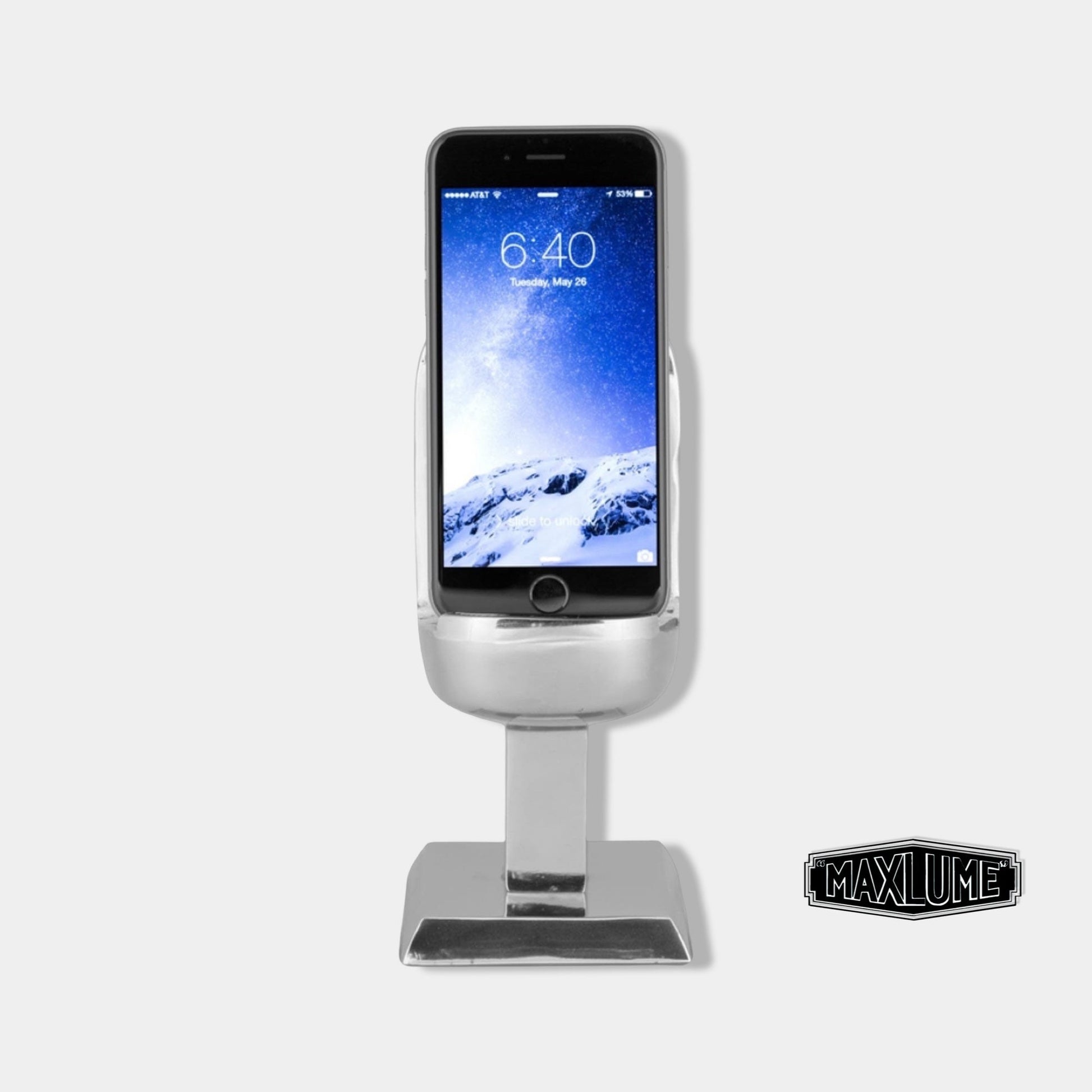 Maxlume - Vintage Microphone Pencil Stand Holder Retro Mic Office Accesories