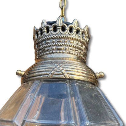 French Louis XIV “Versailles” Style Hanging Lantern Hall Lamp