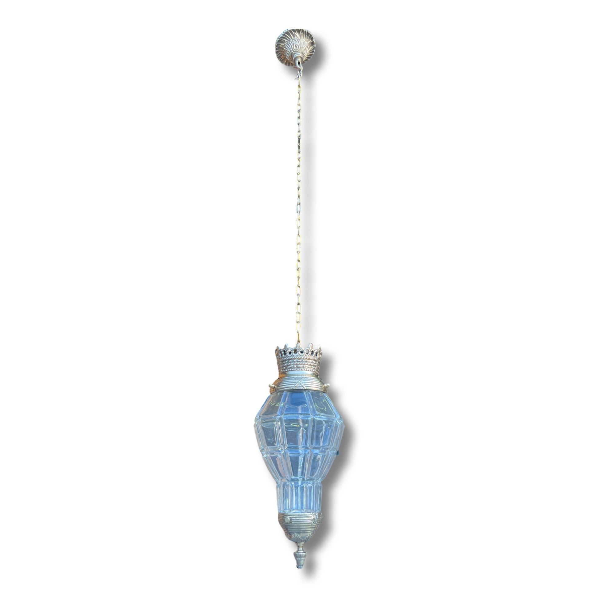 French Louis XIV “Versailles” Style Hanging Lantern Hall Lamp
