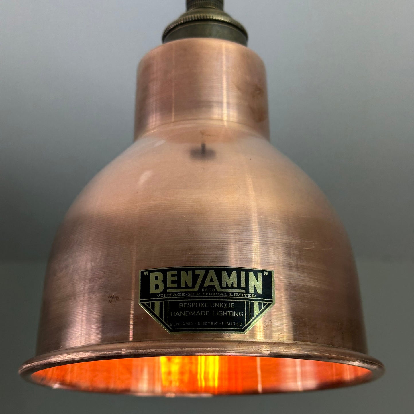 Metton ~ Copper Antique Patina Industrial “MEK” Shade Pendant Set Light | Ceiling Dining Room | Kitchen Table | Vintage Edison Filament Bulb