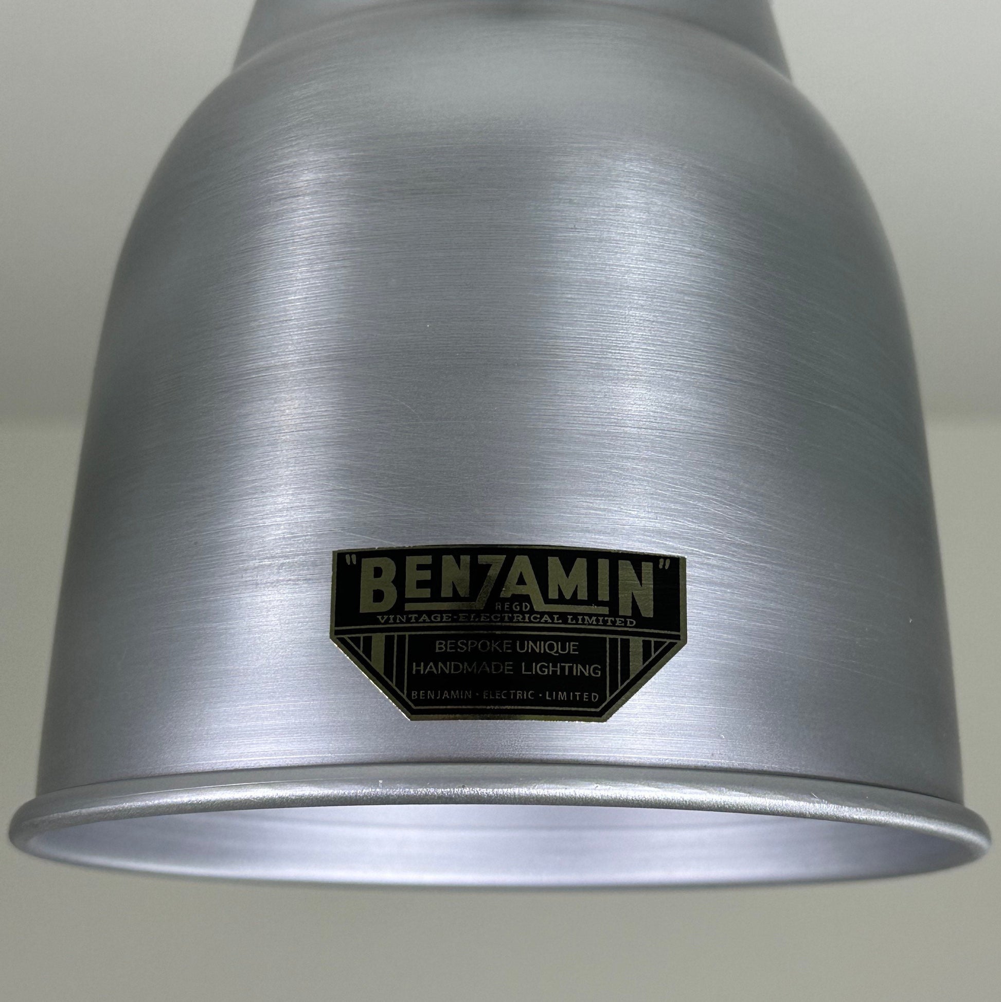 Coltishall ~ Silver Solid Steel Lampshade Pendant Set Light ~ 6 Inch