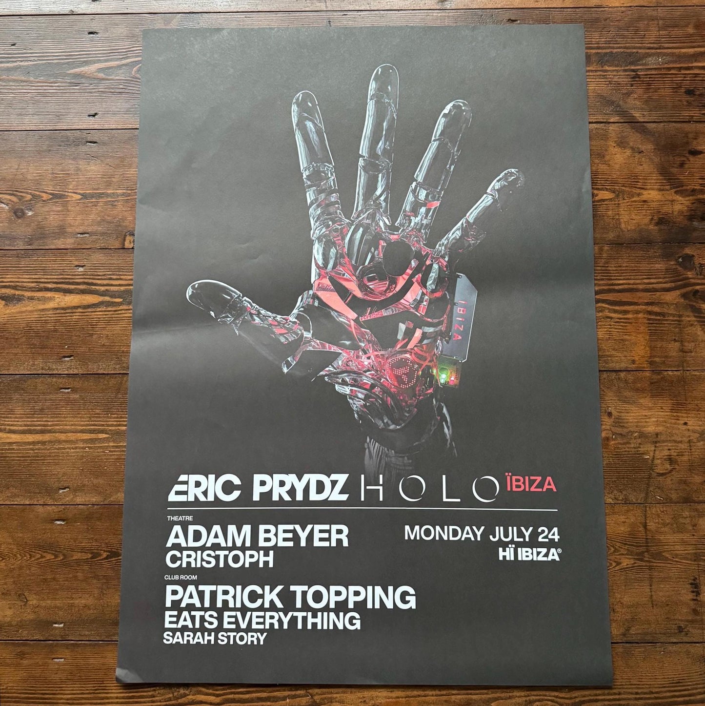 Eric Prydz ~ Genuine Ibiza Framed Dj Artwork | Hi Ibiza | Luxury Black Frame