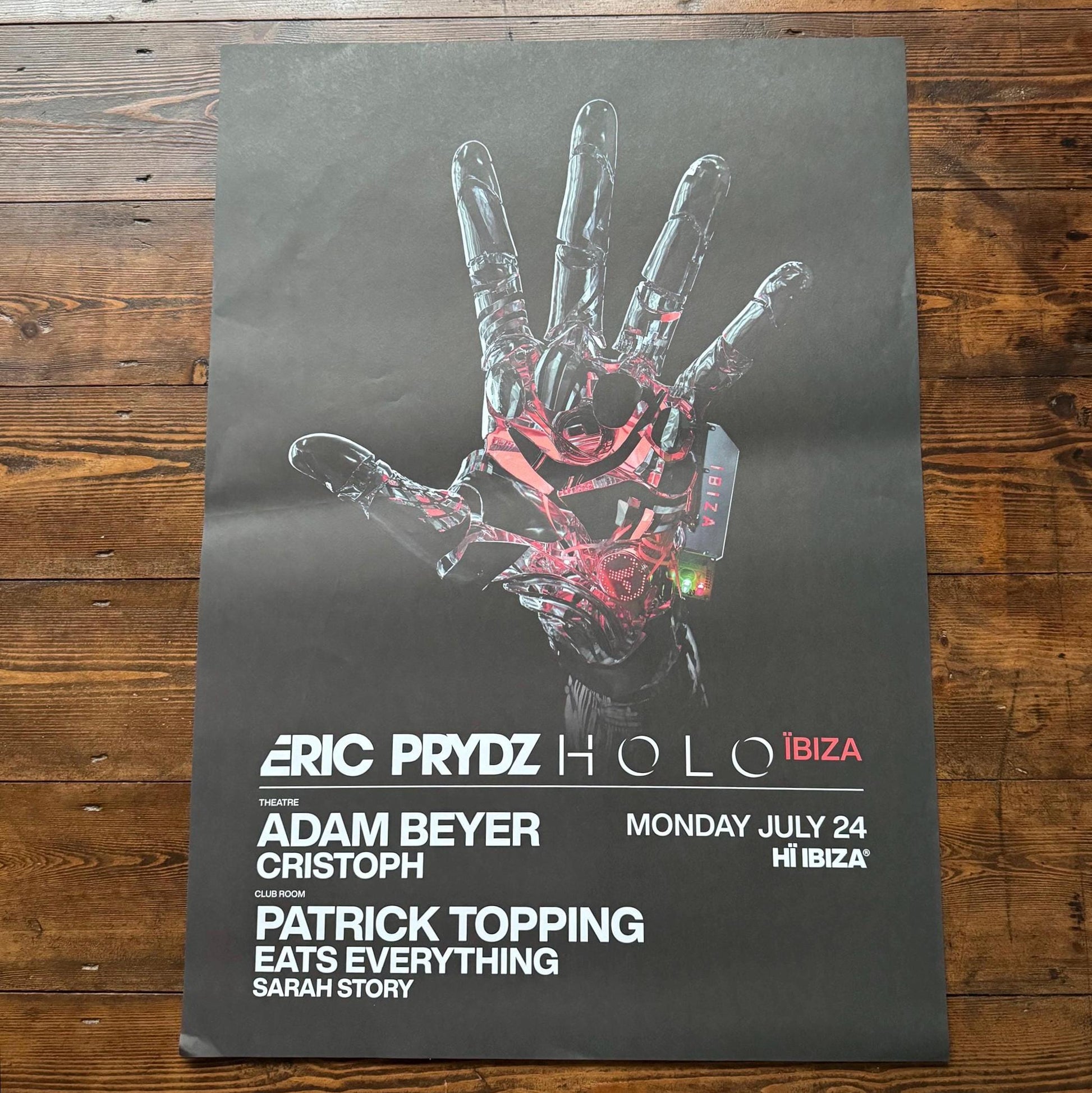 Eric Prydz ~ Genuine Ibiza Framed Dj Artwork | Hi Ibiza | Luxury Black Frame