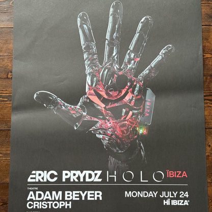 Eric Prydz ~ Genuine Ibiza Framed Dj Artwork | Hi Ibiza | Luxury Black Frame