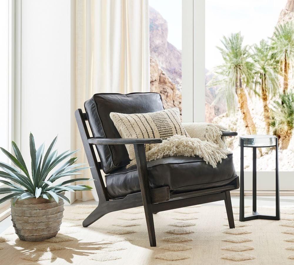Solid Glass Round Accent Side Coffee Table Retro