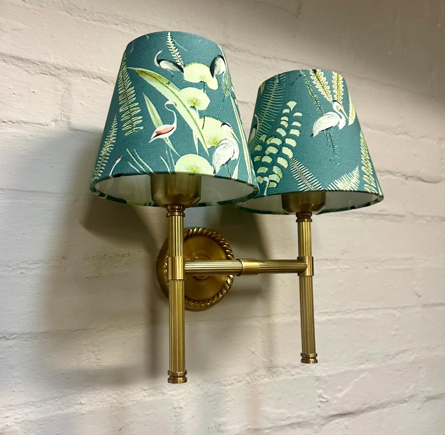 Felbrigg ~ Double Antique Brass Wall Sconce Industrial Vintage Light | Dining Room | Kitchen Table