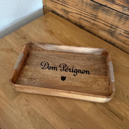 Wooden Serving Trays Dom Pérignon Champagne
