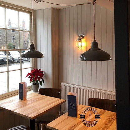 Beachamwell ~ Bulkhead Outdoor & Bathroom Sconce Wall Light Polished Silver | 10.5 Inch