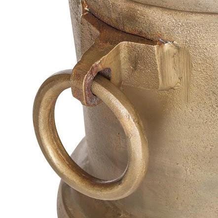 Dom Perignon Antique Brass Great Gatsby ~ Solid Cast Engraved Champagne Ice Bucket | Wine Cooler