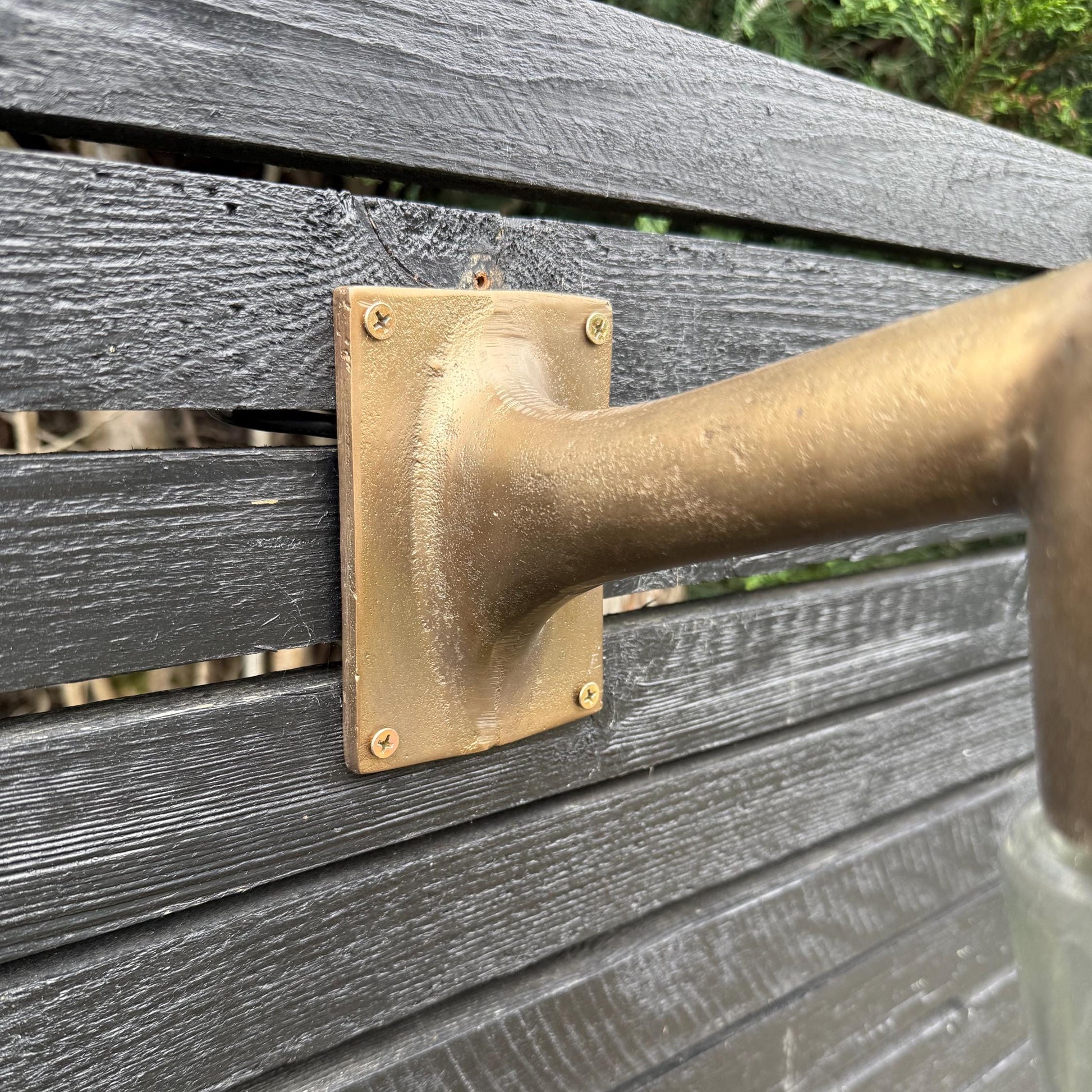 Langham - Raw Antique Brass Wall Light Outdoor & Bathroom Sconce