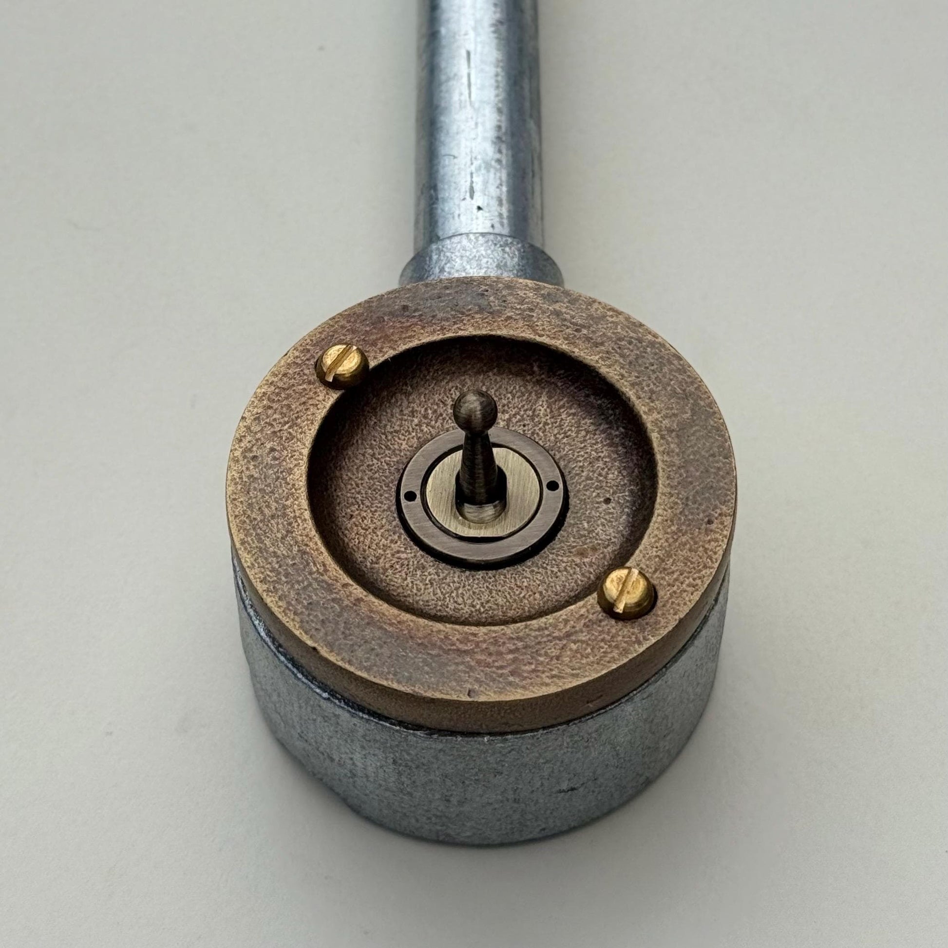Single Gang Bronze Solid Cast Conduit Metal Light Switch Industrial 2 Way - BS EN Approved Vintage Crabtree 1950’s Style