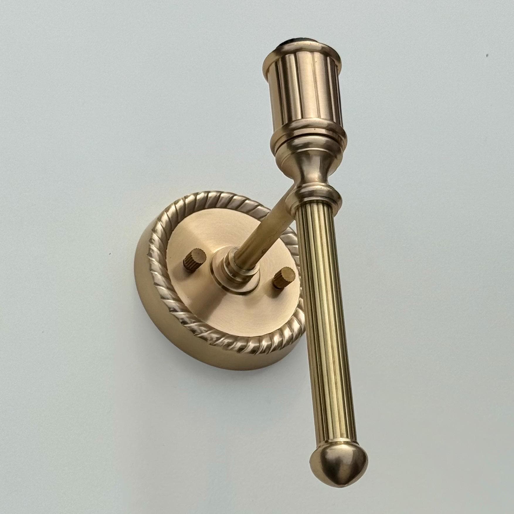 Antique Brass Wall Sconce Industrial Vintage Light | Dining Room