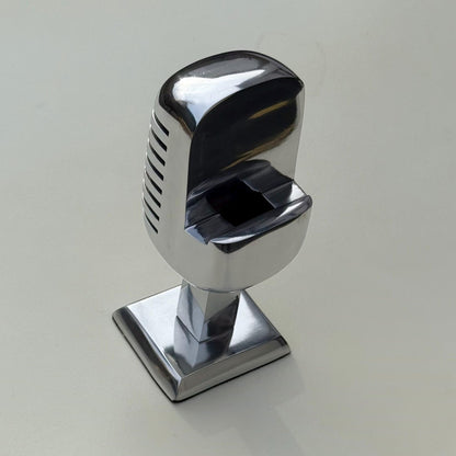 Maxlume - Vintage Microphone Pencil Stand Holder Retro Mic Office Accesories