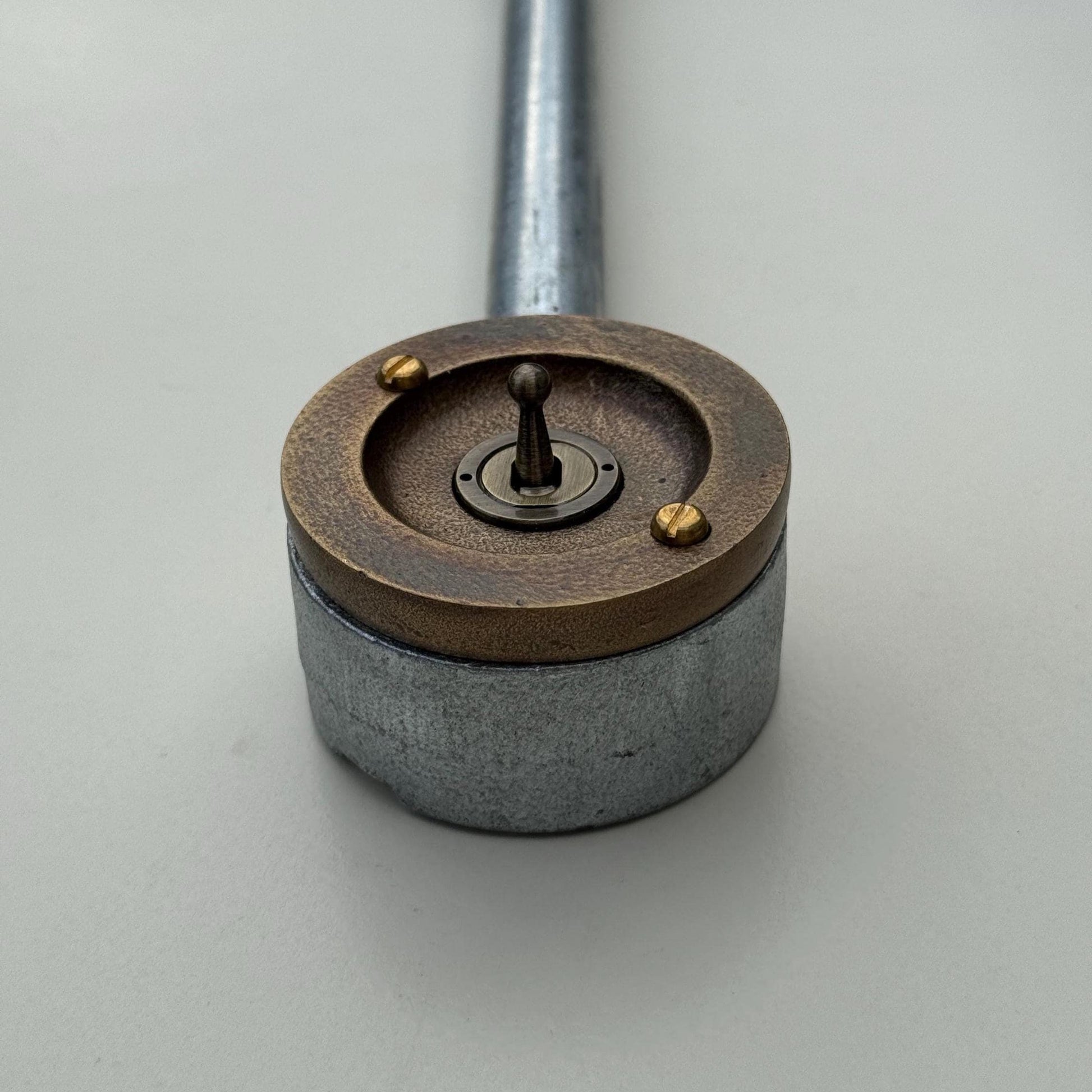 Single Gang Bronze Conduit Metal Light Switch Industrial