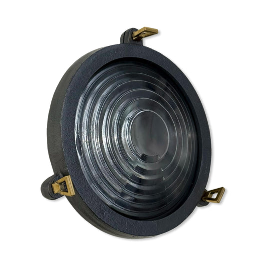 Wroxham ~ Solid Cast Pewter Round Bulkhead Industrial Wall Light House | Ceiling Bathroom | Outdoor Garden