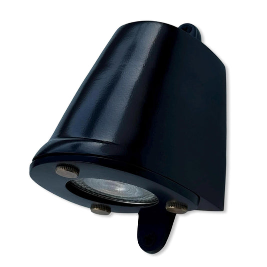 Holt ~ Matt Black Outdoor & Bathroom Mast Down Light Cast | 5 Inch