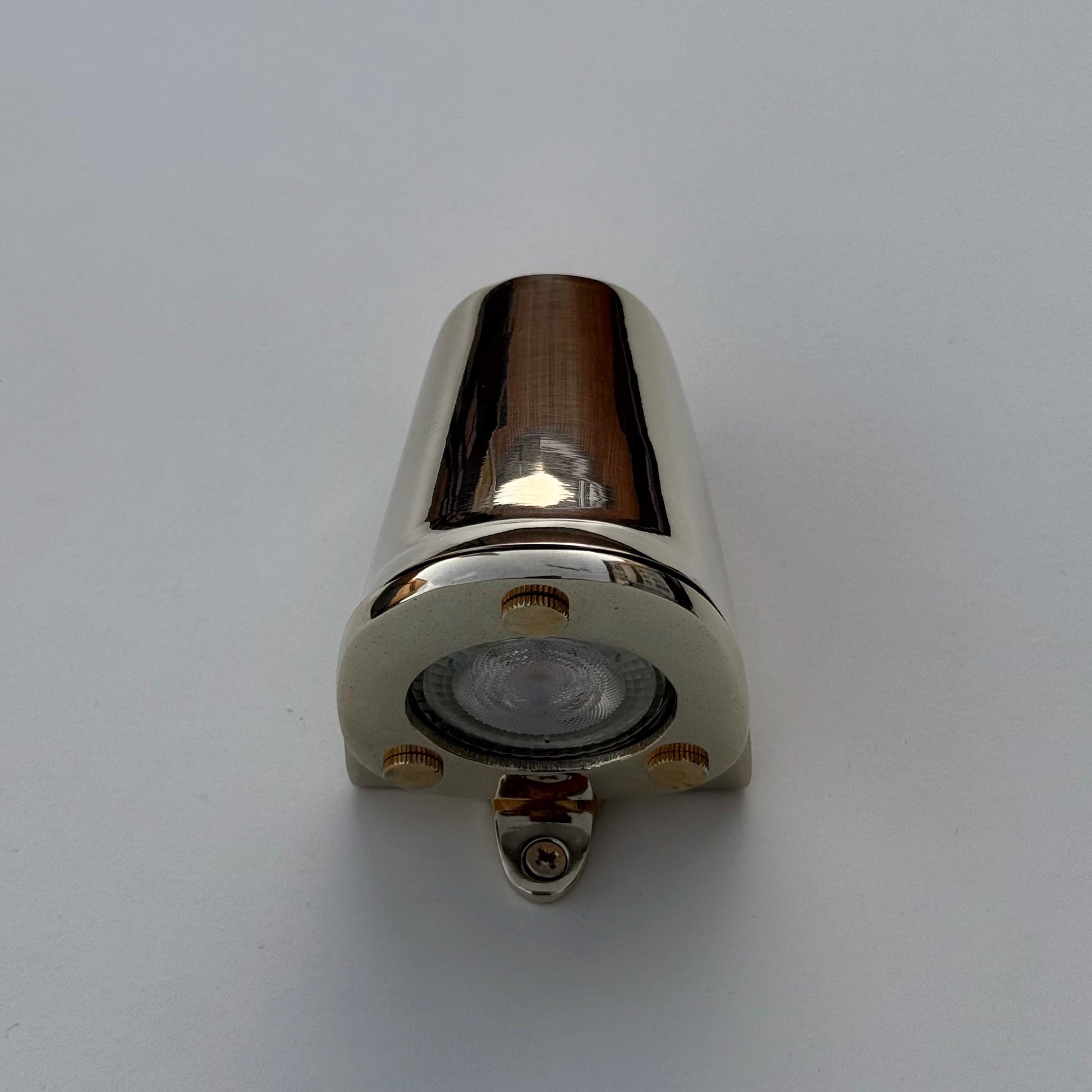 Holt ~ Solid Brass Wall Light ~ Outdoor & Bathroom Mast Down ~ 5 Inch